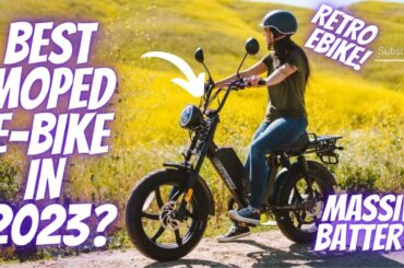 5 Best Moped Style Electric Bikes 2023: Top Moped Retro E Bike!