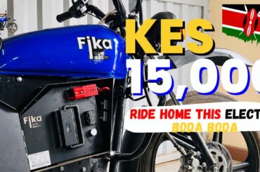 KES 15,000 For An Electric Motorcycle In Kenya | $106 | Fika Mobility