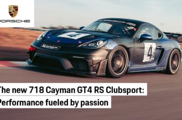 The new 718 Cayman GT4 RS Clubsport
