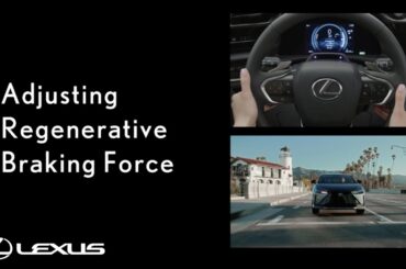 Lexus How-To: Adjusting Regenerative Brake Force on the RZ | Lexus