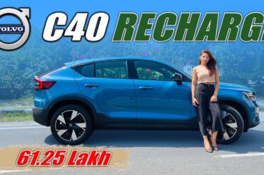 Volvo C40 Recharge ( Electric Car)| Price -61.25 lac | #volvoc40recharge #volvoxc40recharge