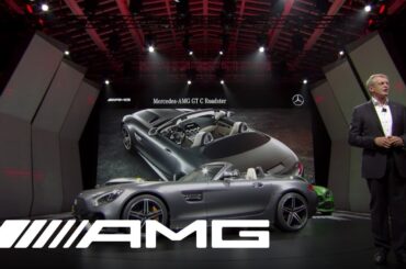 LIVE from Paris - World Premiere of the Mercedes-AMG GT C Roadster