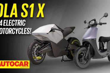 Ola electric motorcycles! + new Ola S1 X and S1 Pro Gen 2 | First Look | Autocar India