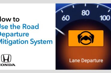 How to Use the Road Departure Mitigation System (RDM)