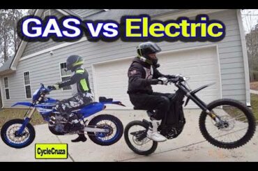 Gas vs Electric Motorcycles - Gas Engines = More Soul? (Sur Ron X)