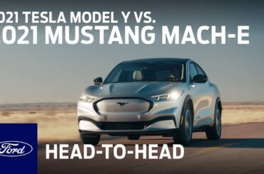 Compare the 2021 Tesla Model Y With the 2021 Ford Mustang Mach-E | Head to Head | Ford