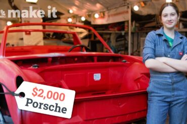 Converting A $2,000 Porsche Into An Electric Vehicle At Age 14 | Unlocked