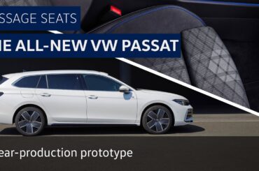 The all-new Volkswagen Passat with optional ergoActive massage seats.