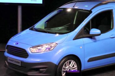 Transit Courier reveal at the Commercial Vehicle Show - Brimingham UK 2013