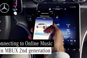 How to Connect to Online Music in MBUX 2nd Generation with Mercedes me
