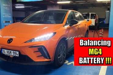 How to BALANCE 2023 MG4 Electric Car Battery?