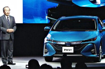 Press Briefing on Toyota's Redesigned "Prius PHV" Launch in Japan