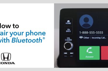 How to Pair and Use Mobile Phones with Bluetooth® HandsFreeLink®