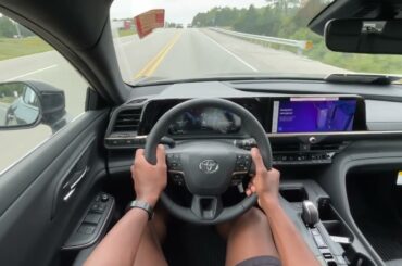 2023 Toyota Crown XLE Hybrid POV Test Drive Review