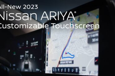 2023 Nissan ARIYA Customizable Touch-Screen Highlight