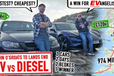 EV vs Diesel - John O'Groats to Lands End Challenge - Part 1