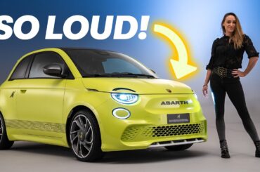 NEW Abarth 500E: The LOUDEST Electric Car! 4K