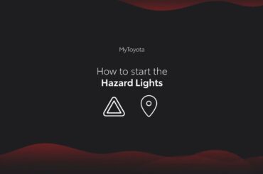 MyToyota App - Hazard lights and Remote Lock/ Unlock Feature