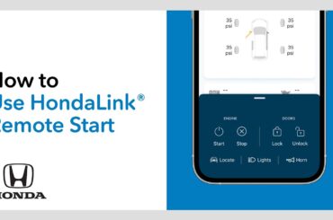 How to Use HondaLink Remote Start