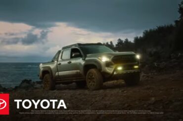 “It's pretty gnarly out here” | Mark Healey & Andy Bell Drive the 2024 Tacoma Trailhunter | Toyota