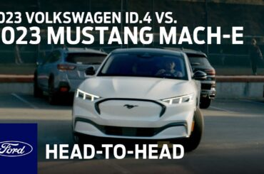 2023 Shopper Mustang Mach-E vs. Volkswagen ID.4 | Head to Head | Spanish