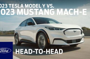 2023 Shopper Mustang Mach-E vs. Tesla Model Y | Head to Head | Ford
