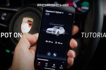 How to use the My Porsche app in Apple CarPlay | Tutorial | Spot On