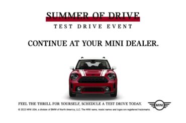 MINI USA | Summer of Drive Test Drive Event: Select your MINI Countryman