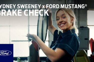 Sydney Sweeney x Ford Mustang® Brake Check | Ford