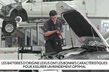 Lexus | Vue intérieure : Batteries d’origine