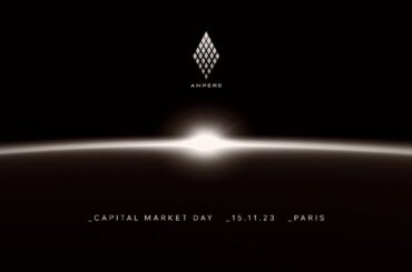Capital Market Day Ampere - Mercredi 15 novembre 2023, à 14h (CET)