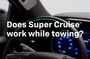 Chevy Truck Talks: Does Super Cruise work while towing? | Chevrolet