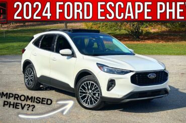 The 2024 Ford Escape Is A Promising Plug-In Hybrid SUV That Lacks All-Weather Grip