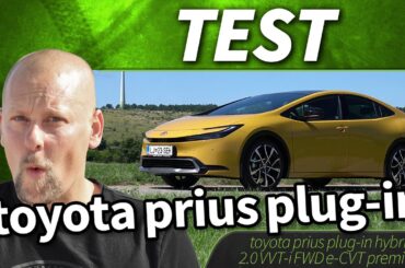 2023 toyota prius plug-in hybrid 2.0 VVT-i FWD e-CVT premium - test