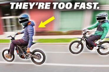 i thought my E-Bike was fast... then these guys showed up. (feat. @SkateOrDie)