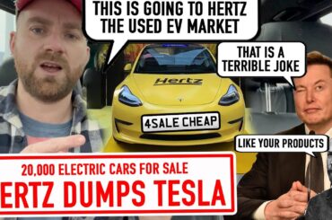 Hertz USA say NO to EV... Dumps 20,000 Tesla Cars