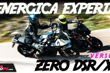 Electric motorcycles comparison test - Zero DSR/X vs. Energica Experia in the Alps