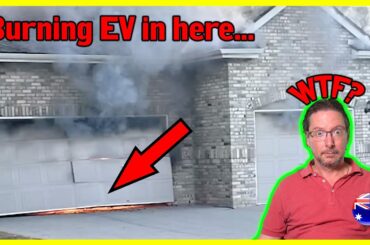 Jaguar EV DESTROYS garage while charging in Colorado | MGUY Australia