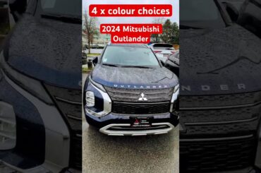 4 x colour choices | Mitsubishi Outlander 2024 #shorts