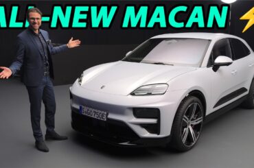 all-new Porsche Macan electric REVEAL REVIEW Macan 4 vs Turbo