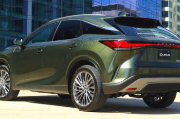 All-new plug-in hybrid electric Lexus RX 450h+ 2024 - Driving, Exterior and Interior