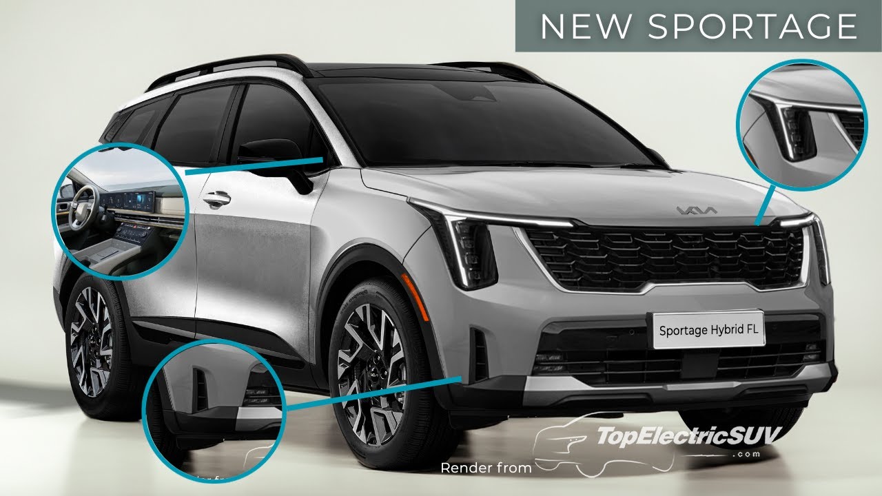 New Kia Sportage Hybrid/PHEV (Facelift for 2025) What to expect? EVSHIFT