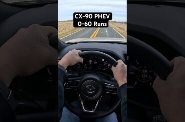 0-60 In The 2024 Mazda CX-90 Plug In Hybrid