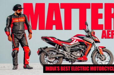 I ride the #matterAera : India's Best Electric Motorcycle ?