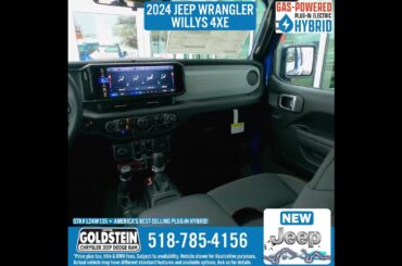 2024 Jeep Wrangler Willys 4xe 4WD New Plug-In Hybrid SUV Stk L24W135