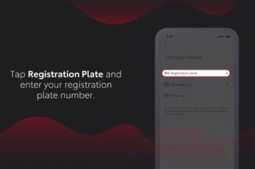 MyToyota app: Setting up using Registration plate