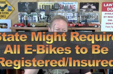 State Might Require All E-Bikes to Be Registered and Insured