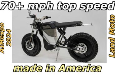 70 mph ebike & made in America - Land Moto electric motorcycles