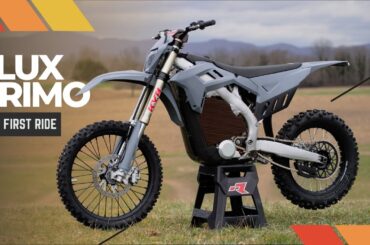 We Rode This NEW Insanely Fast eMoto // Flux Primo First Ride