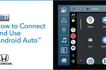Honda Prologue I How to Connect and Use Android Auto™